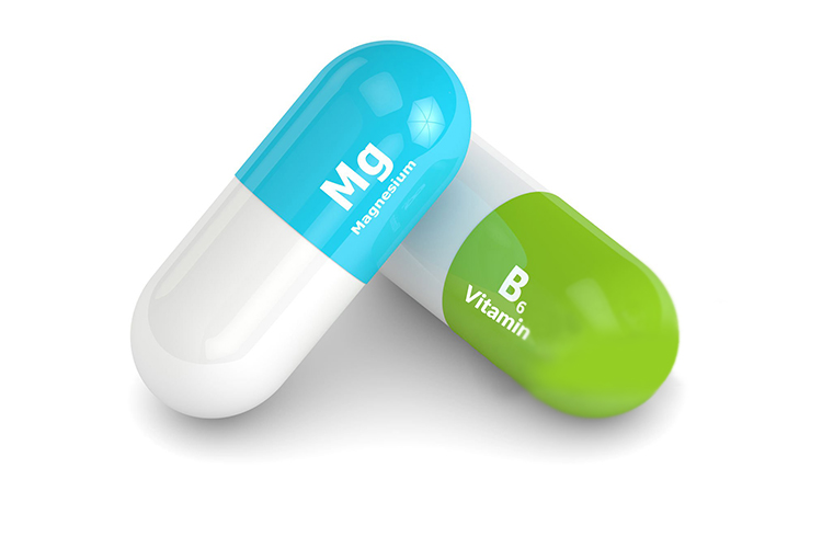 مصرف منیزیم همراه با ویتامین B6